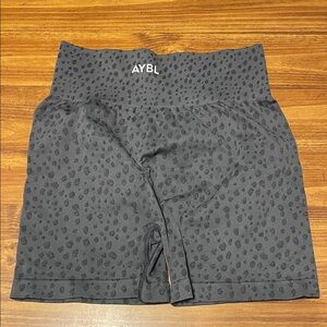 AYBL Charcoal Leopard Pattern Shorts